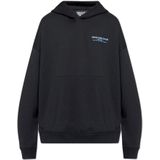 Versace Jeans Couture - Hoodie - Zwart - Heren - Katoen - Oversize Pasvorm