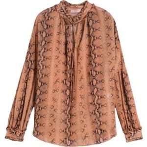 Twinset, Dames, Blouses & Shirts, Roze, Maat: XS Viscose,