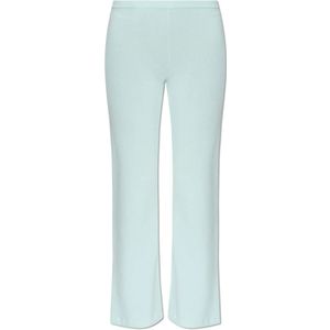 American Vintage, Dames, Broeken, Blauw, Maat: S Katoen,