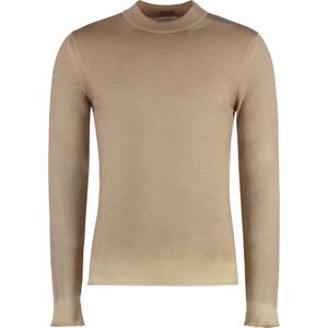 Malo, Heren, Truien, Beige, Maat: L Kasjmier,