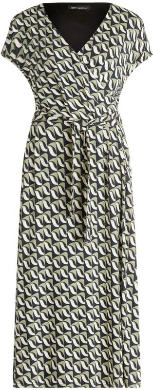 Betty Barclay - Jurk - Donkerblauw - Wikkel Design - 3/4 Lengte