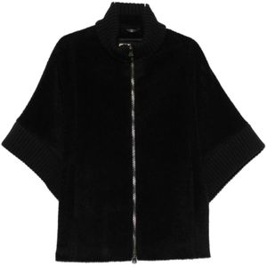 Cinzia Rocca, Dames, Truien, Zwart, Maat: S Wol,