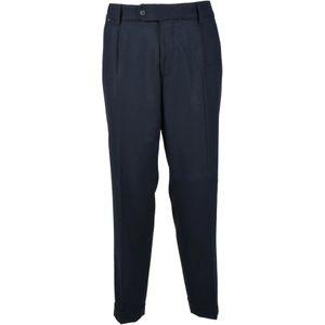 Hugo, Heren, Broeken, Blauw, Maat: XL Wol,