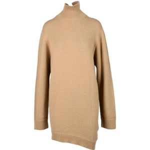 Laneus, Dames, Jurken, Bruin, Maat: XS Wol,