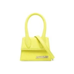 Jacquemus Fluorescerend Gele Chiquito Tote Tas , Yellow , Dames , Maat: ONE Size
