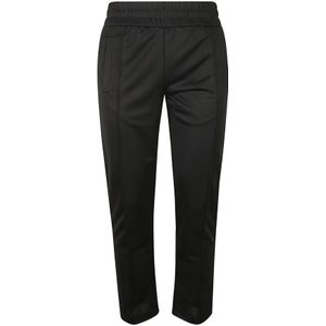 Palm Angels, Heren, Broeken, Zwart, Maat: M Poliester,