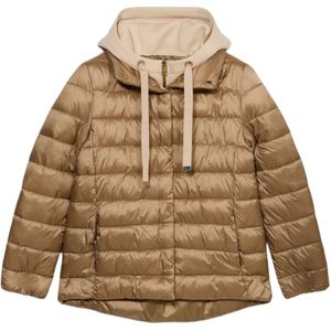 Oltre, Dames, Jassen, Beige, Maat: S Nylon,