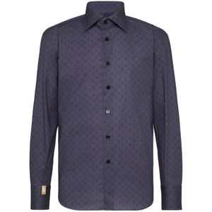 Billionaire, Heren, Overhemden, Zwart, Maat: XS Katoen,