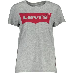 Levi's - The Perfect Batwing T-Shirt - Grijs Heather - 100% Katoen