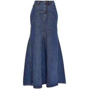 Zimmermann, Dames, Rokken, Blauw, Maat: XS Denim,
