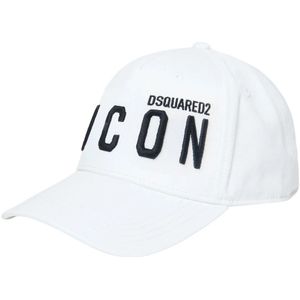 Dsquared2, unisex, Accessoires, Wit, Maat: L Katoen,