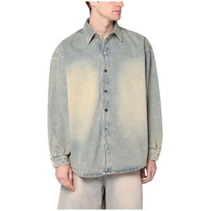 New Amsterdam Surf Association, Heren, Overhemden, Veelkleurig, Maat: M Denim,