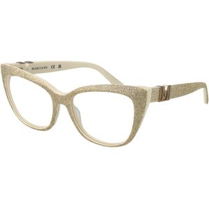 Cat Eye - Zonnebril - Goud - Acetaat - Demo Glazen