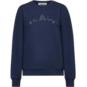 Silvian Heach, Dames, Sweatshirts & Hoodies, Blauw, Maat: XS Katoen,