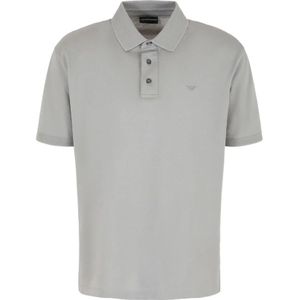 Emporio Armani, Heren, Tops, Grijs, Maat: S Katoen,
