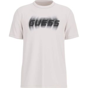 Guess, Heren, Tops, Wit, Maat: 2XL Katoen,