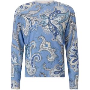 Etro, Heren, Truien, Blauw, Maat: XL Zijde,