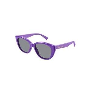 Gucci Violet Grey Zonnebril Gg1588S 004 , Purple , Dames , Maat: 54 MM
