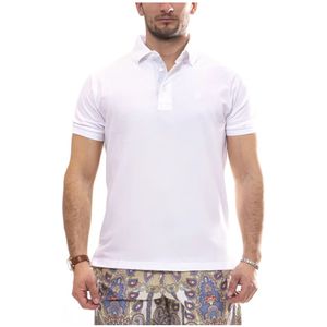 Etro, Heren, Tops, Wit, Maat: M Katoen,