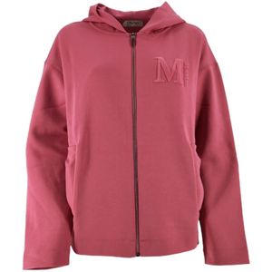Max Mara Studio, Dames, Sweatshirts & Hoodies, Rood, Maat: XL