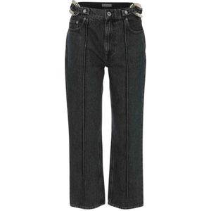 JW Anderson, Dames, Jeans, Zwart, Maat: M Katoen,
