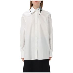 Karl Lagerfeld, Dames, Blouses & Shirts, Wit, Maat: M
