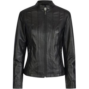 Bugatti - Klassieke Leren Jas - Zwart - Dames