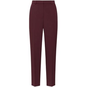 Maliparmi, Dames, Broeken, Rood, Maat: 2XS Leer,