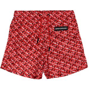 Sprayground, Heren, Badkleding, Rood, Maat: 2XL