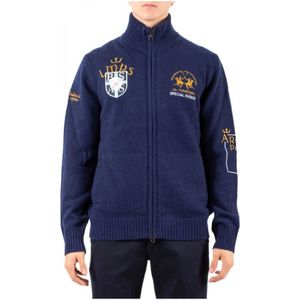 La Martina, Heren, Truien, Blauw, Maat: S