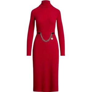 Ralph Lauren, Dames, Jurken, Rood, Maat: XS