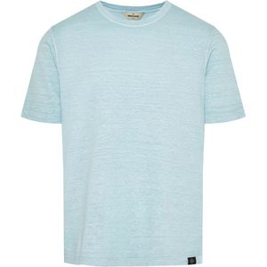 Gran Sasso, Heren, Tops, Blauw, Maat: 2XL Linnen,