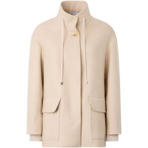 Boglioli, Dames, Mantels, Beige, Maat: S Wol,