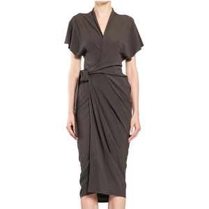 Rick Owens, Dames, Jurken, Grijs, Maat: XS