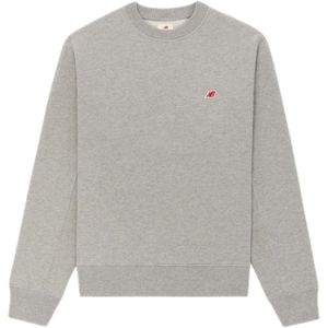 New Balance, Heren, Sweatshirts & Hoodies, Grijs, Maat: M Katoen,