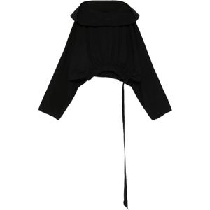 Rick Owens, Dames, Jassen, Zwart, Maat: ONE Size Katoen,