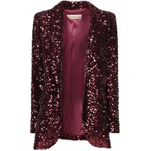 Blanca Vita, Dames, Jassen, Rood, Maat: M Satijn,