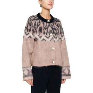 Forte Forte, Dames, Truien, Veelkleurig, Maat: XS