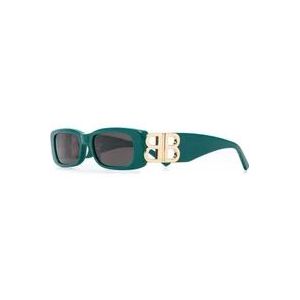 Balenciaga Groene zonnebril voor dagelijks gebruik , Green , Dames , Maat: 51 MM