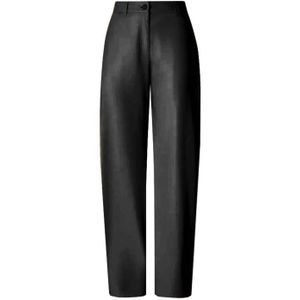 Pinko, Dames, Broeken, Zwart, Maat: XS Katoen,