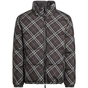 Burberry, Heren, Jassen, Zwart, Maat: M Poliester,