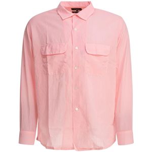 Beams Plus, Heren, Overhemden, Roze, Maat: XL Katoen,