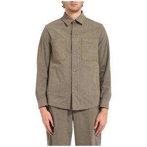 Hugo, Heren, Jassen, Groen, Maat: XL Poliester,