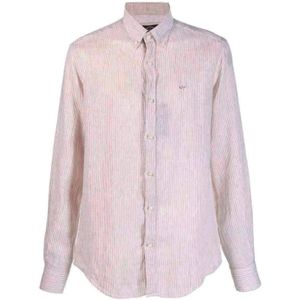 Paul & Shark, Heren, Overhemden, Roze, Maat: 6XL Linnen,