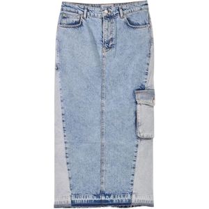 Moschino, Dames, Rokken, Blauw, Maat: W26 Denim,