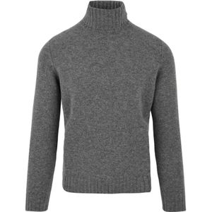 Filippo De Laurentiis, Heren, Truien, Grijs, Maat: 3XL