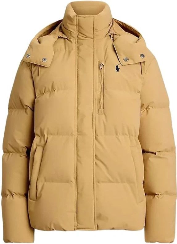 Polo Ralph Lauren - Winterjas - Camel - Gewatteerde Jas - Afneembare Capuchon
