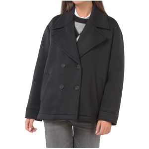 Kaos, Dames, Mantels, Zwart, Maat: L Viscose,