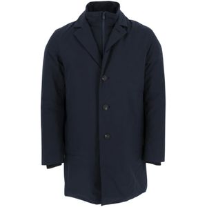 Save The Duck, Heren, Mantels, Blauw, Maat: L