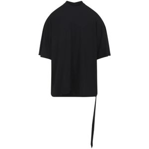 Rick Owens, Heren, Tops, Zwart, Maat: ONE Size Katoen,